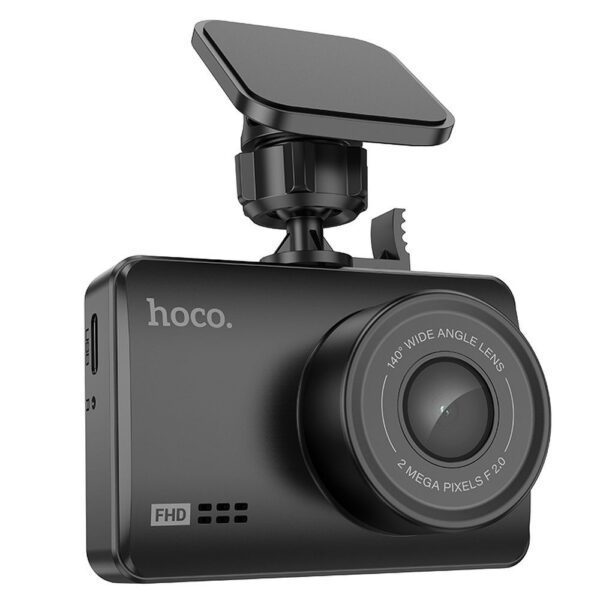 Dash cam for car Hoco with screen 2,45" 1080P/30fps DV2 black