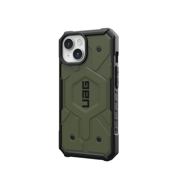 7f14d8671ab0622a4969195740bb18b9 UAG Urban Armor Gear case PATHFINDER compatible with Magsafe for IPHONE 15 olive