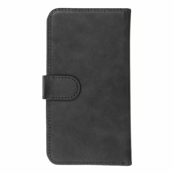 80ba54a08195f5d8ba2edf40d9f12e35 Universal book case COMMON size S for IPHONE 12 / 13 / SAMSUNG S6 / A5 2016 / XCOVER 4 / S22 / HUAWEI P8 2017 black