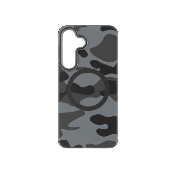 89745304e5e988a089ab5b8f26cca130 FORCELL F-PROTECT Levels with Dual Layer 4D technology, Military Drop-Test compatible with MagSafe for SAMSUNG S25 PLUS black camo