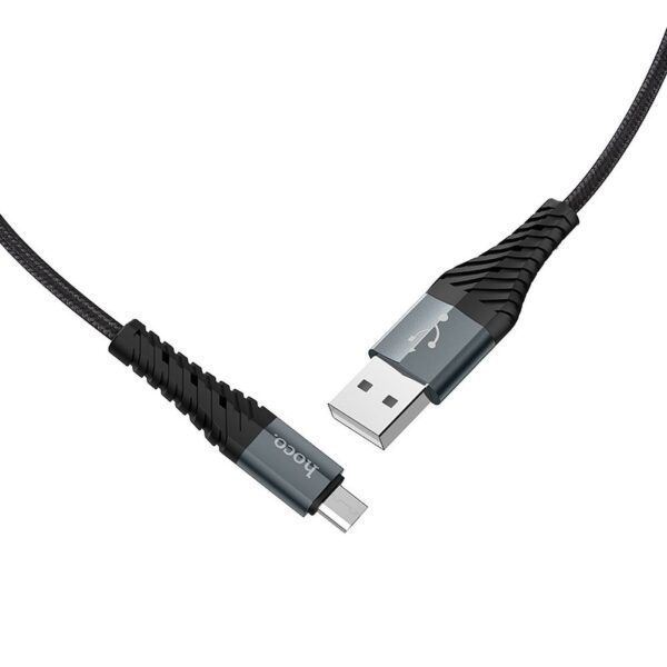Cable USB A to Micro USB Hoco 2,4A 1 m X38 black