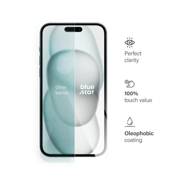 Tempered Glass Blue Star - IPHONE 15 Plus/16 Plus