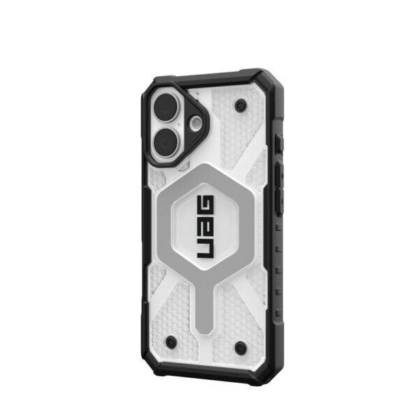 8b024fbaa4460522753709de09c30066 UAG Urban Armor Gear case PATHFINDER CLEAR compatible with MagSafe for IPHONE 16 ice