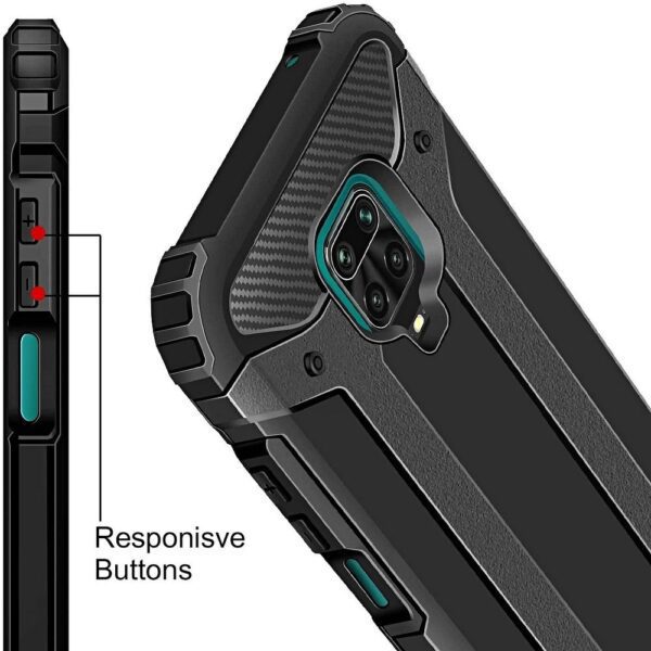 ARMOR case for XIAOMI Redmi Note 9S / 9 Pro black