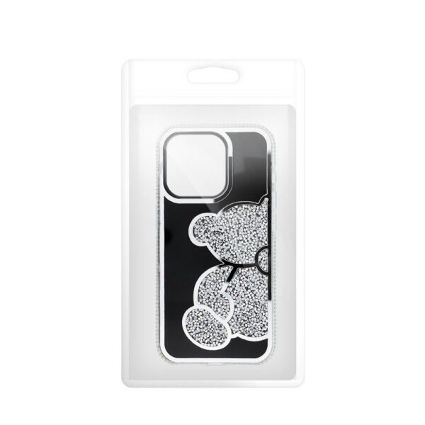 8ca54e46afa5fa48bb58a193b3260601 TEDDY BEAR Case for IPHONE 15 silver