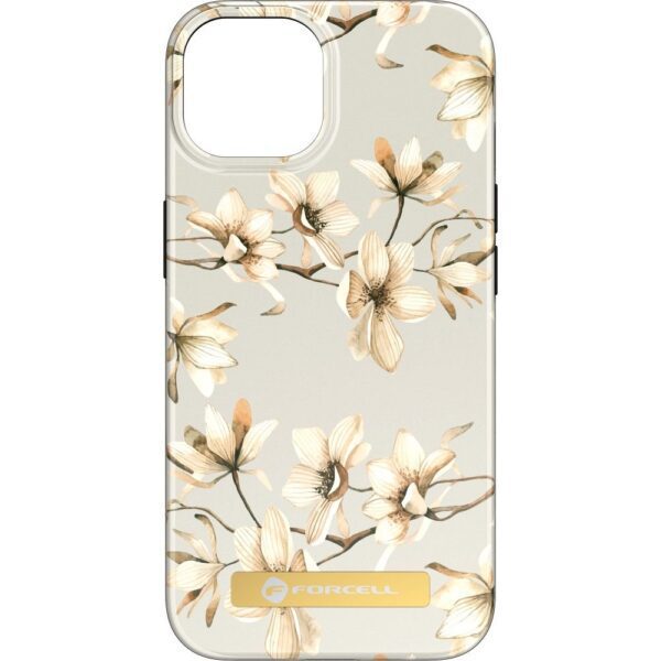 8e6751a15fee7e801ae523679d8db930 FORCELL F-PROTECT Mirage case compatible with MagSafe for IPHONE 14 Plus spring flowers