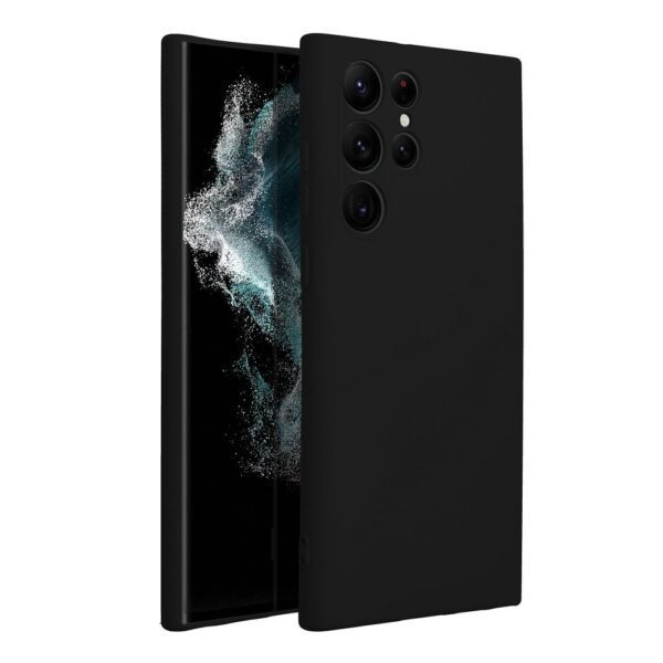SILICONE case for SAMSUNG S22 Ultra black