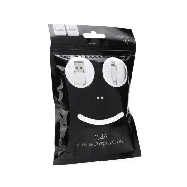 Cable USB A to Lightning Hoco 1 m X13 white