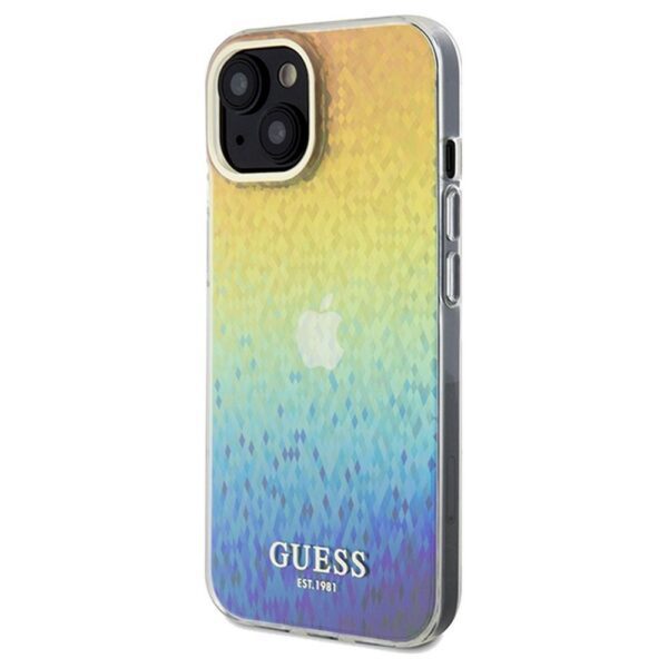 GUESS case for IPHONE 14 GUHCP14SHDECMI (IML Faceted Mirror / disco iridescent) multicolor