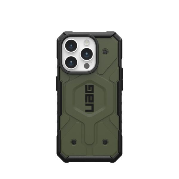 UAG Urban Armor Gear case PATHFINDER compatible with Magsafe for IPHONE 15 Pro olive