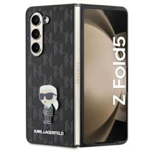 OKARL LAGERFELD case for SAMSUNG Z Fold 5 KLHCZFD5SAPKINPK (Saffiano Mono IK PIN) black