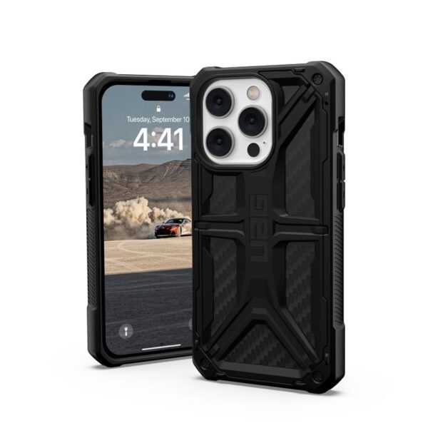 a57a364ae7c3f1ecde04d3056e7e8b39 UAG Urban Armor Gear case MONARCH for IPHONE 14 Pro Max carbon fiber