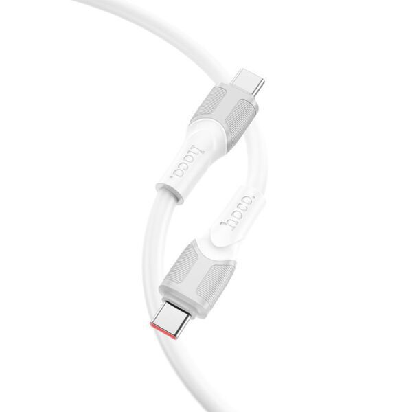 a7045eac55dc9ed96c01f5eaad3f835d Cable USB C to USB C Hoco PD 5A 240W 3 m X106 white