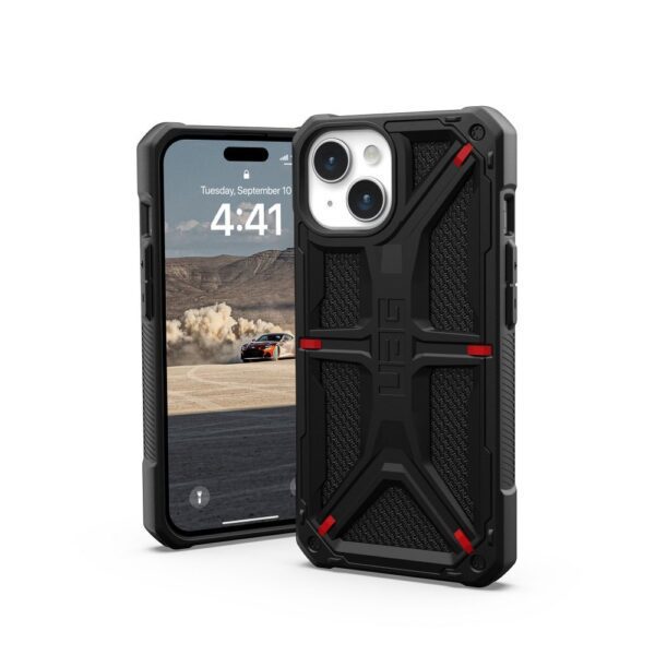 UAG Urban Armor Gear case MONARCH for IPHONE 15 kevlar black