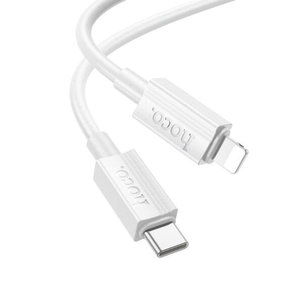 ad76074b6a73c2e2a487ee4eb8cd8acb Cable USB C to Lightning Hoco PD 27W 1 m X107 white