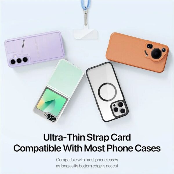 ae92837cdfe9e3e4b064f73407c8f716 DUX DUCIS Plaz - cross-body phone strap - light blue