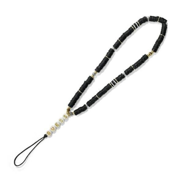 b19efd4ef52a5d0ee924c74fc30b57dc GUESS phone strap GUSTPEARK (Heishi Beads) black