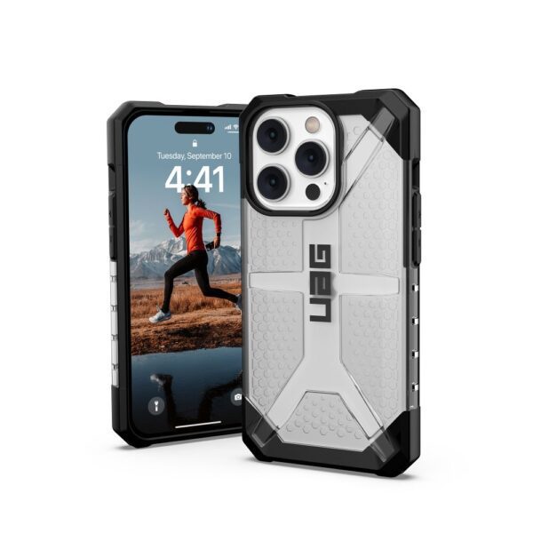 b59ef8b6bdf20e560d9adcc8ac481b69 UAG Urban Armor Gear case PLASMA for IPHONE 14 Pro transparent