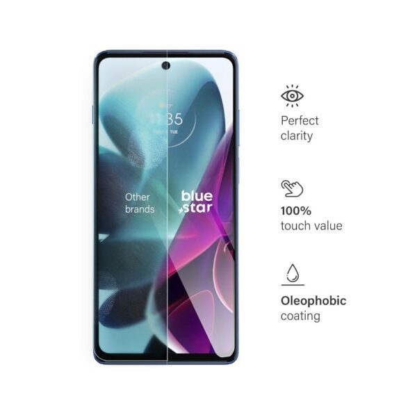 Tempered Glass Blue Star - Motorola G200/G100/G60/G60s/G51 5G/G9 Power