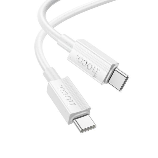 b8e81c8d95d81912aed5e623d1c35bbf Cable USB C to USB C Hoco 3A 60W 1 m X107 white