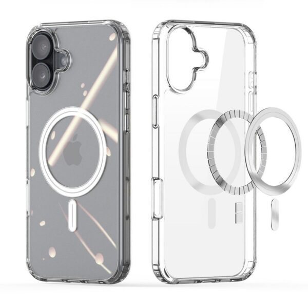 bba2b8ce109b945a6321525c4baaa283 DUX DUCIS case CLIN MAG compatible with MagSafe for IPHONE 16 Plus transparent