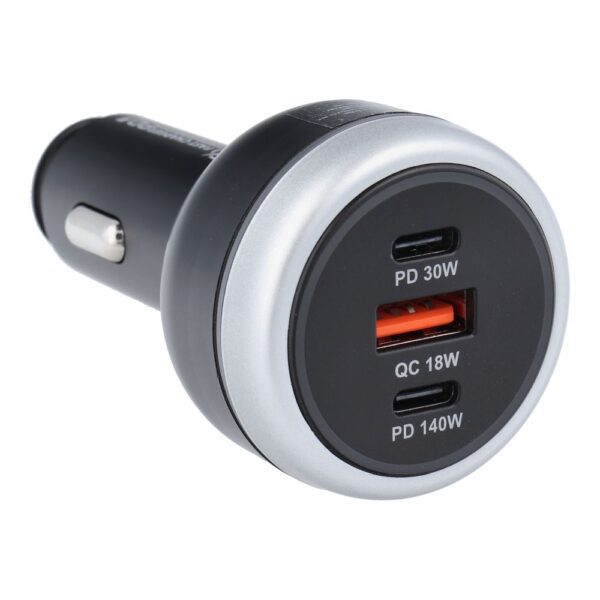 Car charger USB A + 2 x Type C PD QC3.0 3A 191W CC69-2C1A black