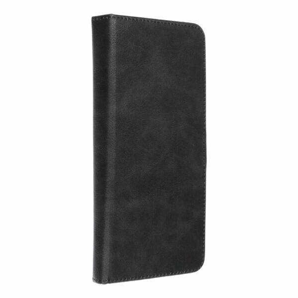 Universal book case COMMON size XL for SAMSUNG A12 / A13 4G / A34 5G / A02s / XIAOMI Redmi 12 4G / 12C / NOTE 12 4G / 12 PRO 5G OPPO A53s / A72 / A92 black