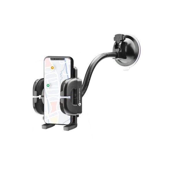 c48b7e5b8ce58d8ae06ad5d88cde17ea FORCELL F-GRIP Regular 17 cm car holder for windshield / dashboard / air vent black