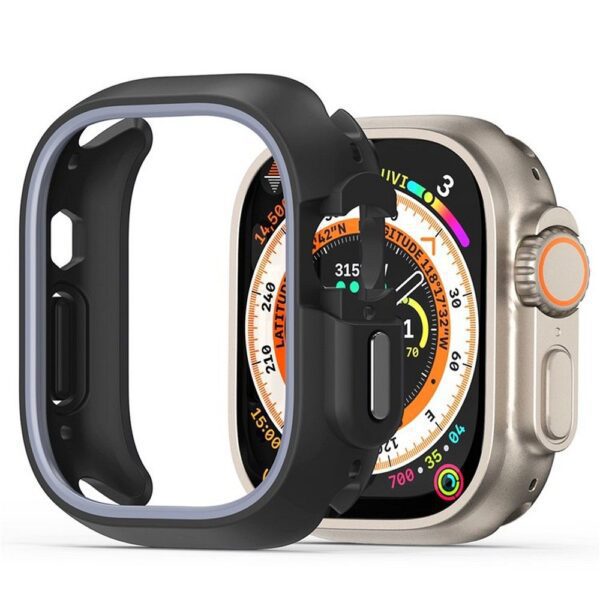 c90ad4780fdf985af417724350c70358 DUX DUCIS case BAMO for Apple Watch Ultra / Ultra 2 49 mm midnight grey