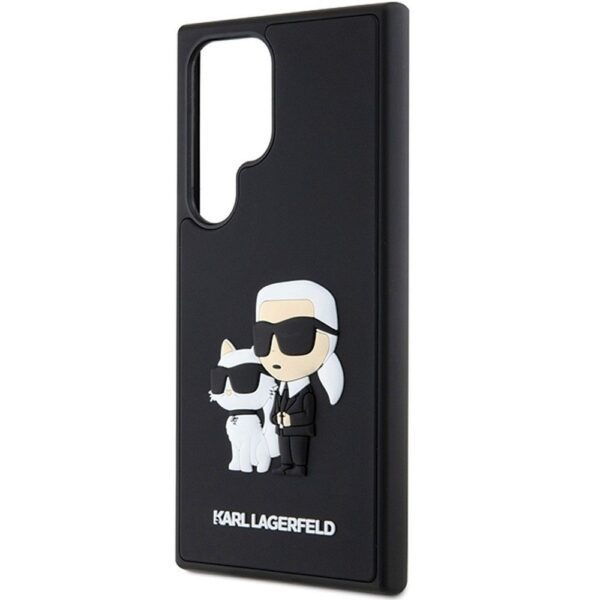 KARL LAGERFELD case for SAMSUNG S24 Ultra KLHCS24L3DRKCNK (3D RUBBER KC NFT) black