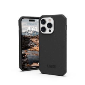 UAG Urban Armor Gear case BIODEGRADABLE OUTBACK for IPHONE 14 Pro black