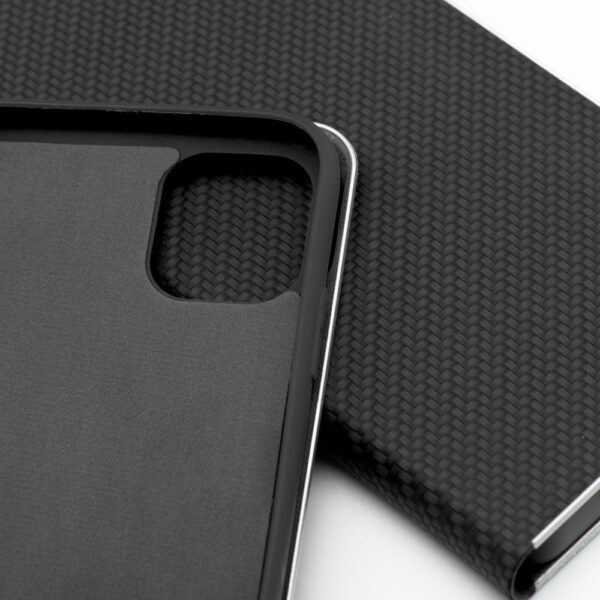 LUNA Book Carbon for IPHONE 12 / 12 Pro black