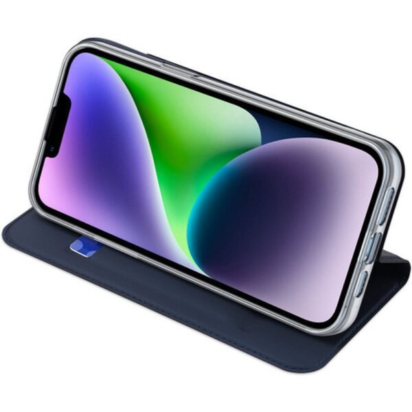 cffe5cba54209132d60021bba190a583 DUX DUCIS wallet case SKIN PRO for IPHONE 15 Plus blue