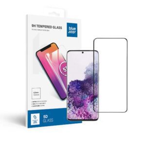 Tempered Glass Blue Star - SAMSUNG Galaxy S20 Full Face (full glue/case friendly) - black Tempered Glass Blue Star