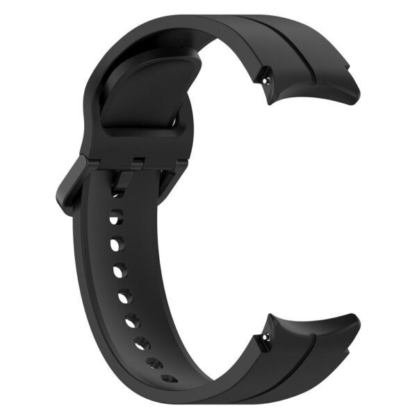 d1fc0ead43725b6e089ffd89edfdf085 Silicone strap for SAMSUNG Watch 4 / 5 black (5)