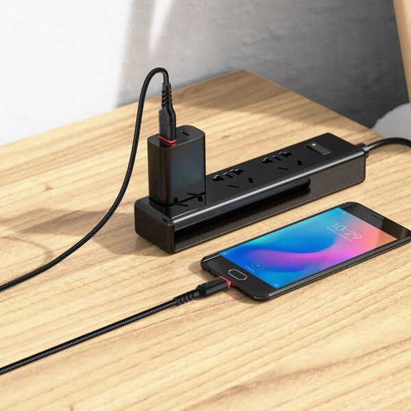 d2476c2b9d069c714ac01d2468173522 Cable USB A to Micro USB Hoco 2,4A 3 m X59 black