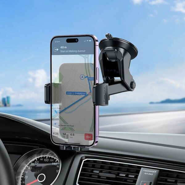 HOCO car phone holder for windshield / center console H37 black