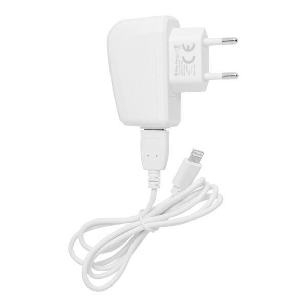 d8381c6983a04f0495689f398bad1018 BLUE STAR LITE travel charger 1A 5W USB A + cable USB A to Lightning TFK-TC-1095B white