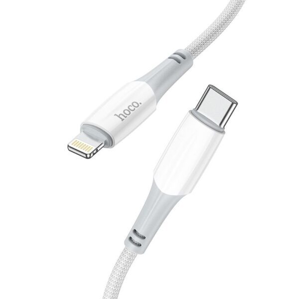 d956ddcc65956e320a1b6956038f50d6 Cable USB C to Lightning Hoco PD 3A 20W 1 m X70 white
