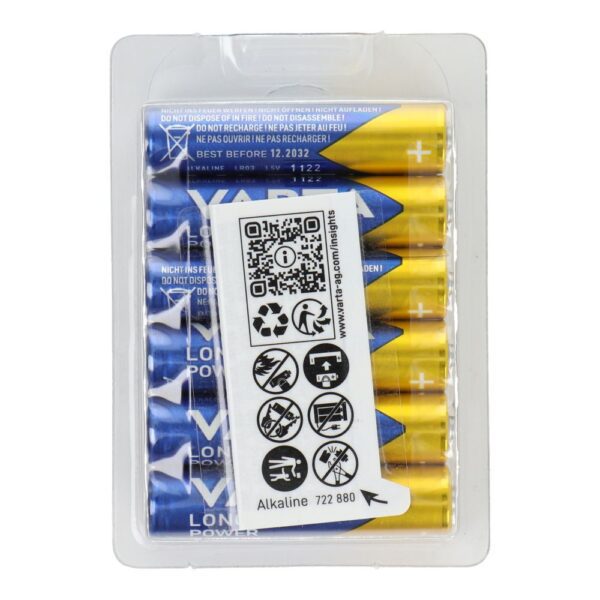db5fe1998b17ab69894ec9ba850ff9ec VARTA alkaline battery R3 (AAA) Longlife 12 pcs