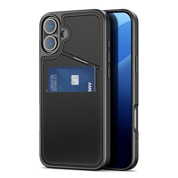 dc1c3be81b5dcfbace1348452bd4d214 DUX DUCIS case RAFI II MAG with stand compatible with MagSafe for IPHONE 16 black