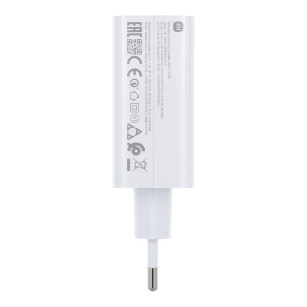XIAOMI original charger USB A QC3.0 3A 120W MDY-14-EE white bulk