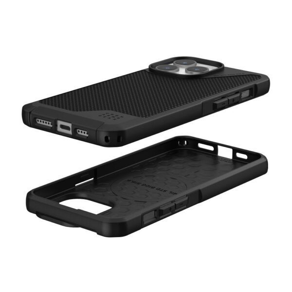 e50983657d2f380d8ba5488a94697eca UAG Urban Armor Gear case METROPOLIS LT compatible with MagSafe for IPHONE 15 Pro Max kevlar black