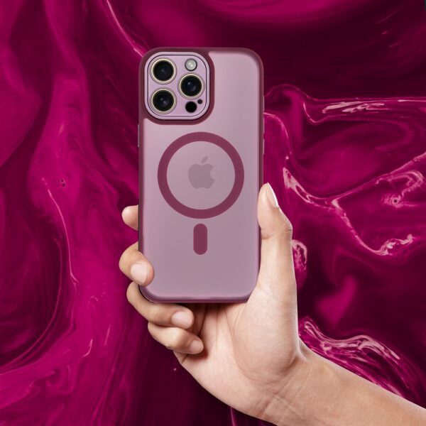 eb5302f9fdff3efd20eb4b18dfcfecc0 VARIETE MAG COVER Case compatible with MagSafe for IPHONE 14 PRO purple