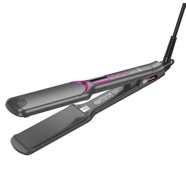 ebb71719612108aed4382ddbdbaa42d6 Hair straightener Hoco with digital display HP42 gray