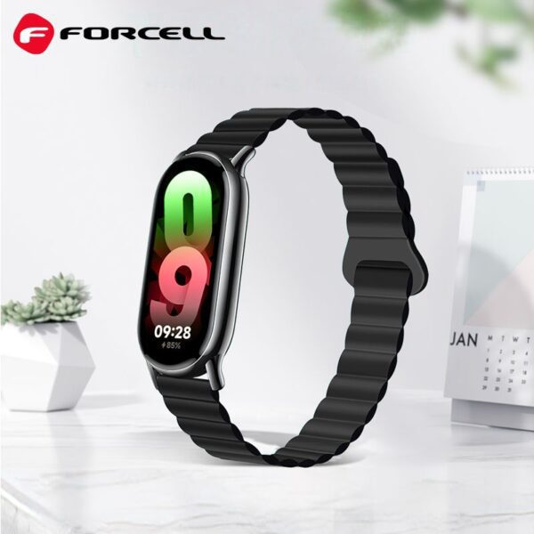 FORCELL F-DESIGN FX8 strap for XIAOMI Mi Band 8 black