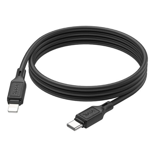 Cable USB C to Lightning Hoco PD 20W 1 m X90 black