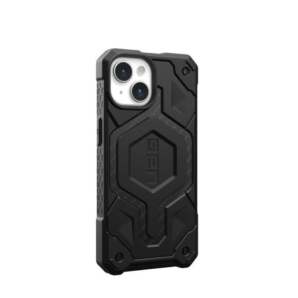 UAG Urban Armor Gear case MONARCH PRO compatible with MagSafe for IPHONE 15 carbon fiber