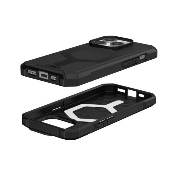 UAG Urban Armor Gear case ESSENTIAL compatible with MagSafe for IPHONE 15 Pro black