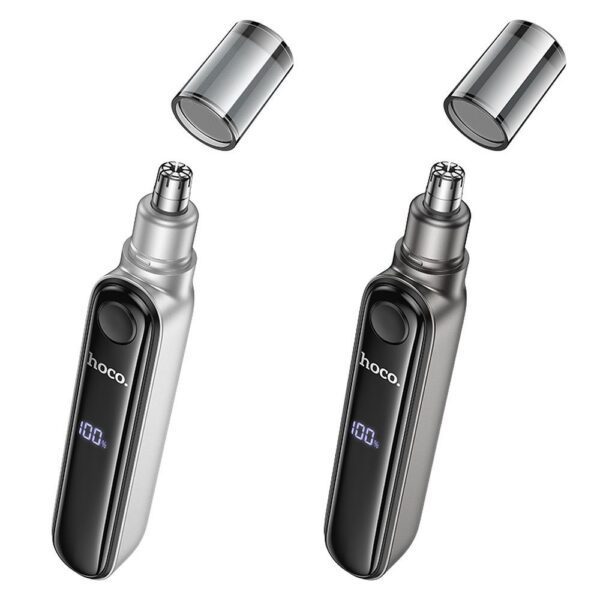 fae1ce0230ef4f4fba376978bf426074 HOCO nose hair trimmer with display HP33 metal gray